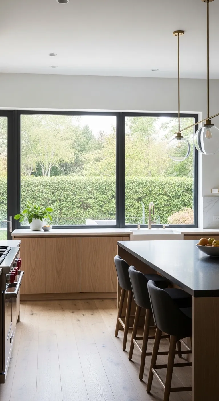 Oversized Windows for Natural Light