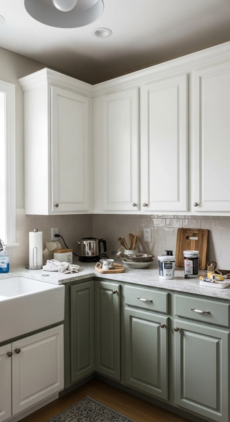 Paint Existing Cabinets for a Fresh Kitchen Cabinets Makeover