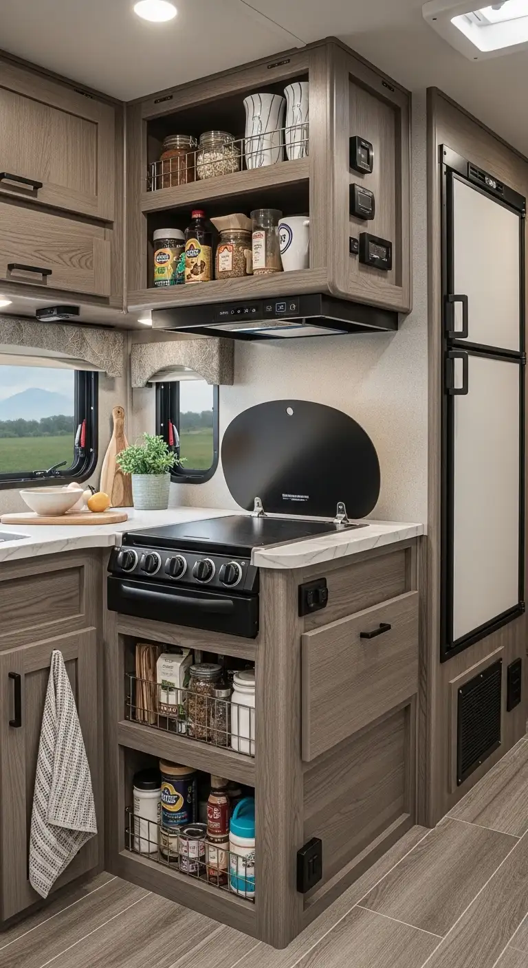 Practical Storage Foundations for Camper Kitchen Efficiency