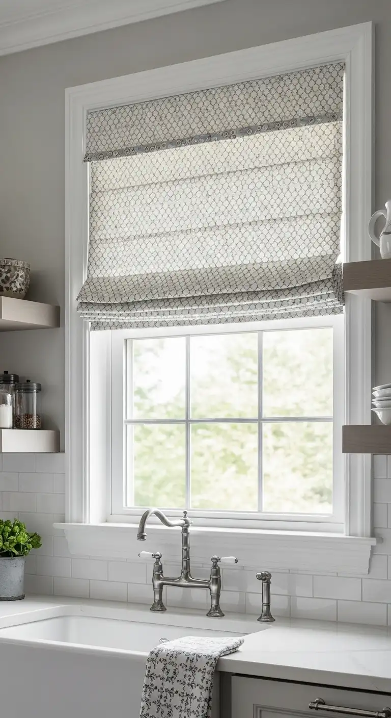 Roman Shades for a Tailored Finish