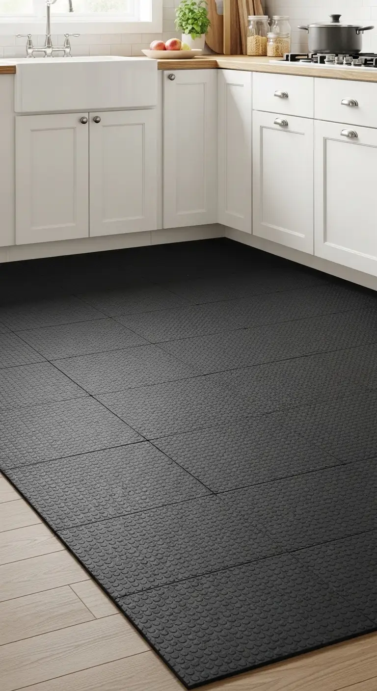 Rubber Flooring for Practical Kitchen Environments