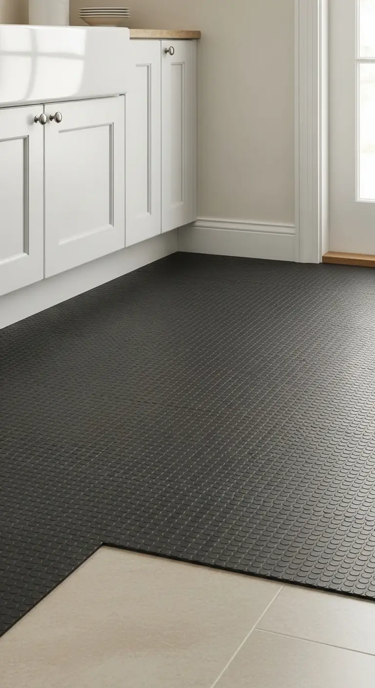 Rubber Flooring for Safe and Practical Kitchen Use