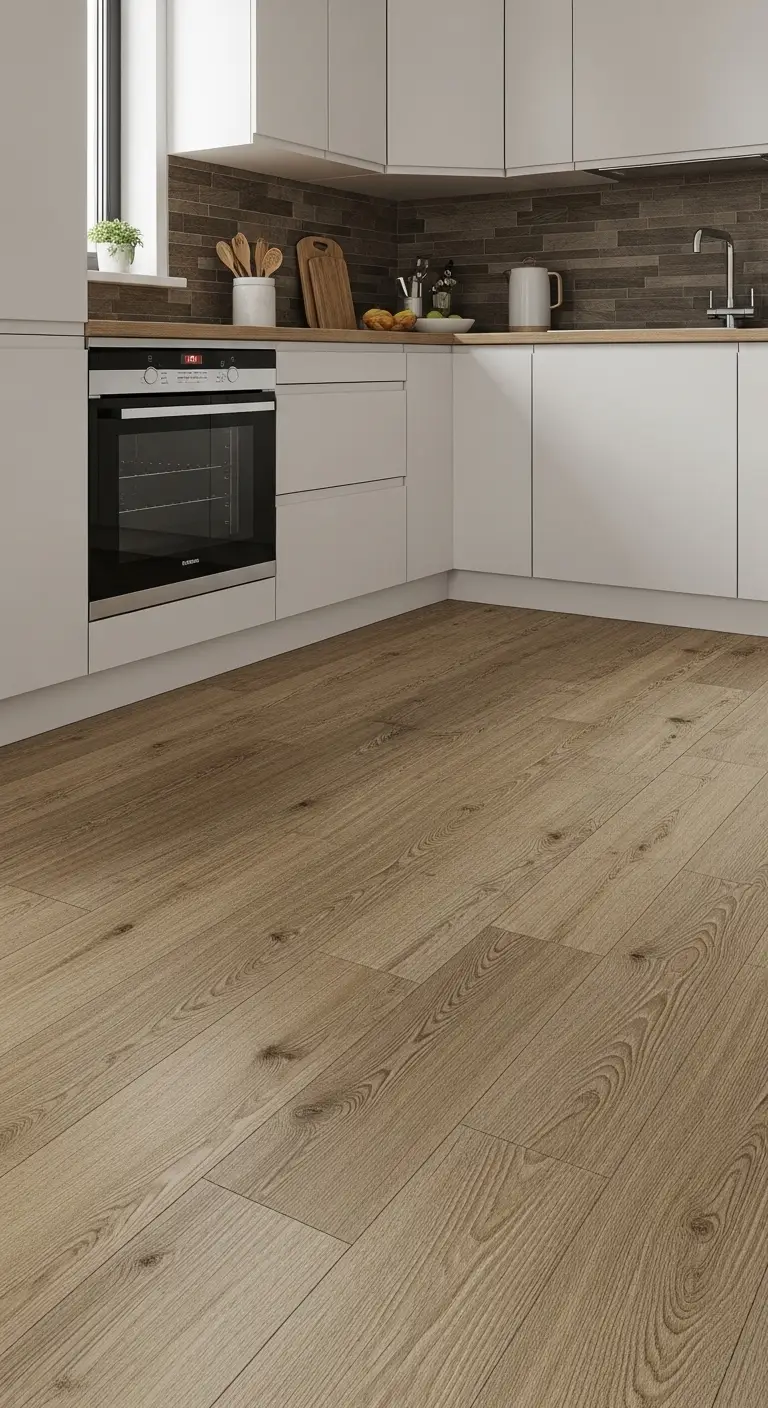SPC Vinyl Core Flooring for Long Lasting Budget Kitchens
