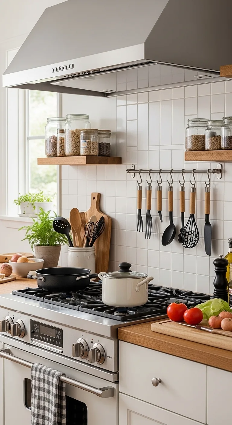 Seasonal Rotation System for Kitchen Counter Organization