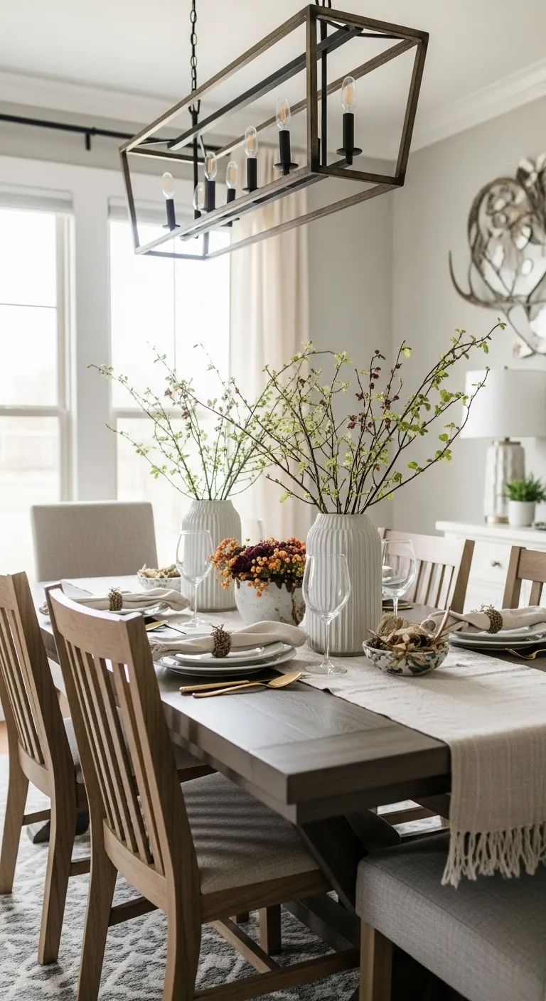 Seasonal Theme Dining Table Centerpiece Ideas