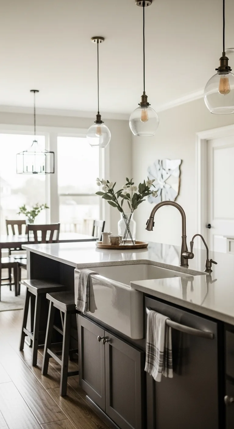 Seating-Friendly Kitchen Island Ideas with Sink