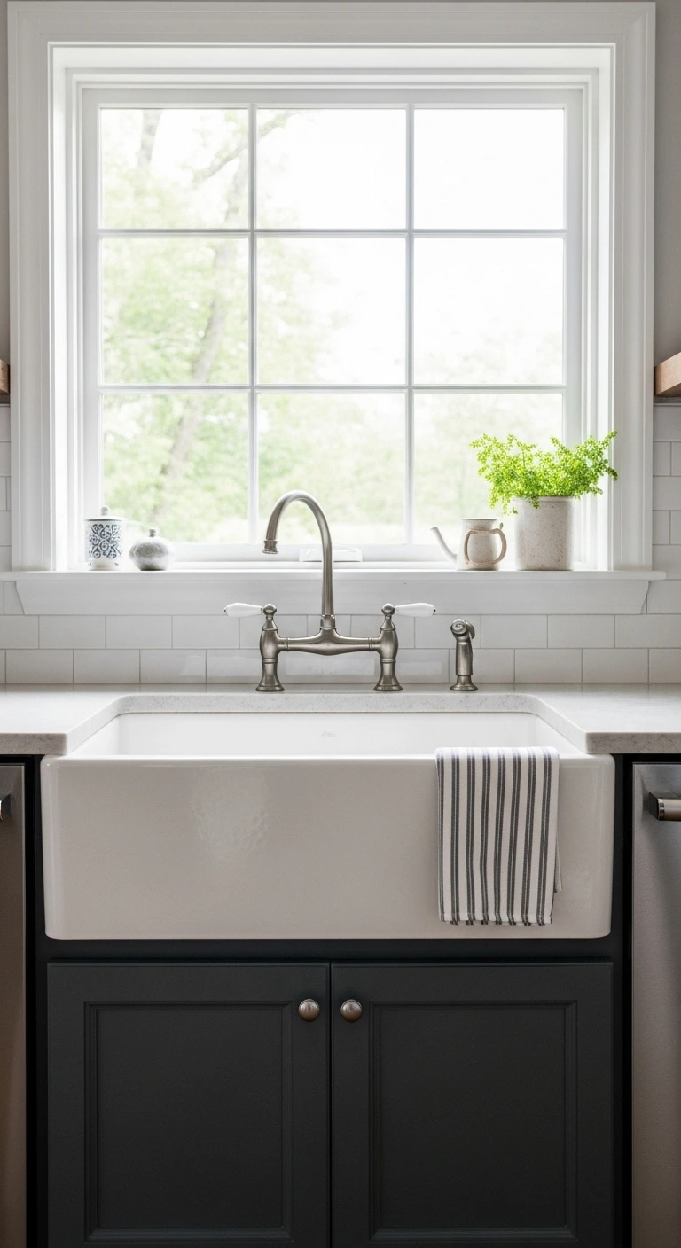Select a Farmhouse Sink as a Visual Feature
