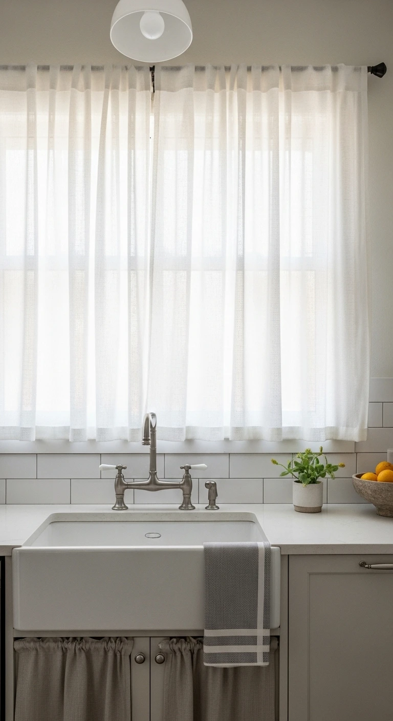 Sheer Panels for a Light and Airy Look