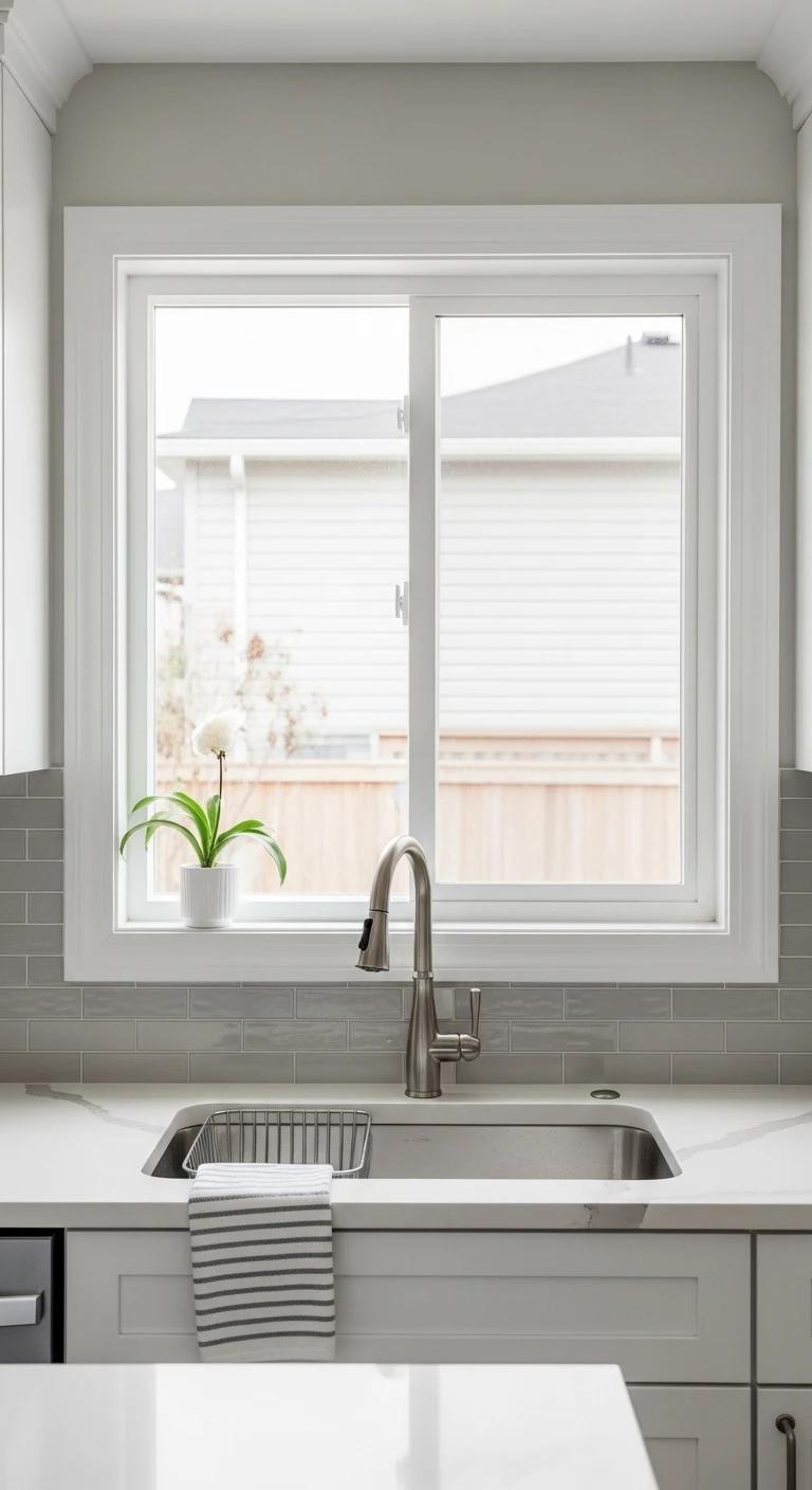 Sliding Kitchen Sink Window For Smaller Kitchens