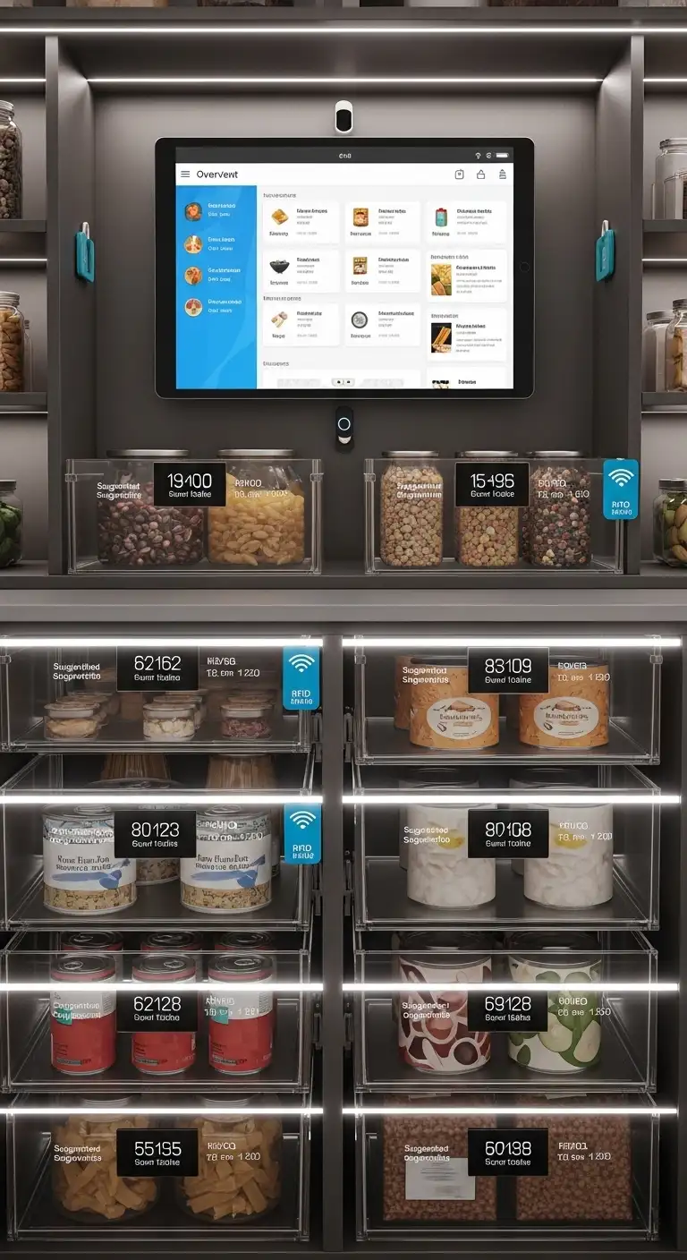 Smart Digital Pantry Organization Layout for Modern Inventory Control