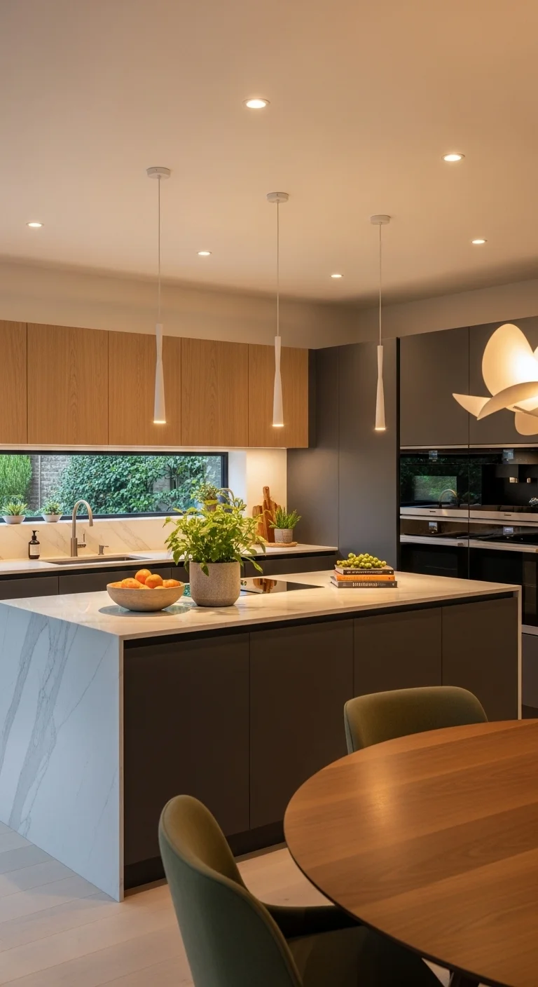 Smart Lighting Kitchen Remodel Design for Enhanced Ambience