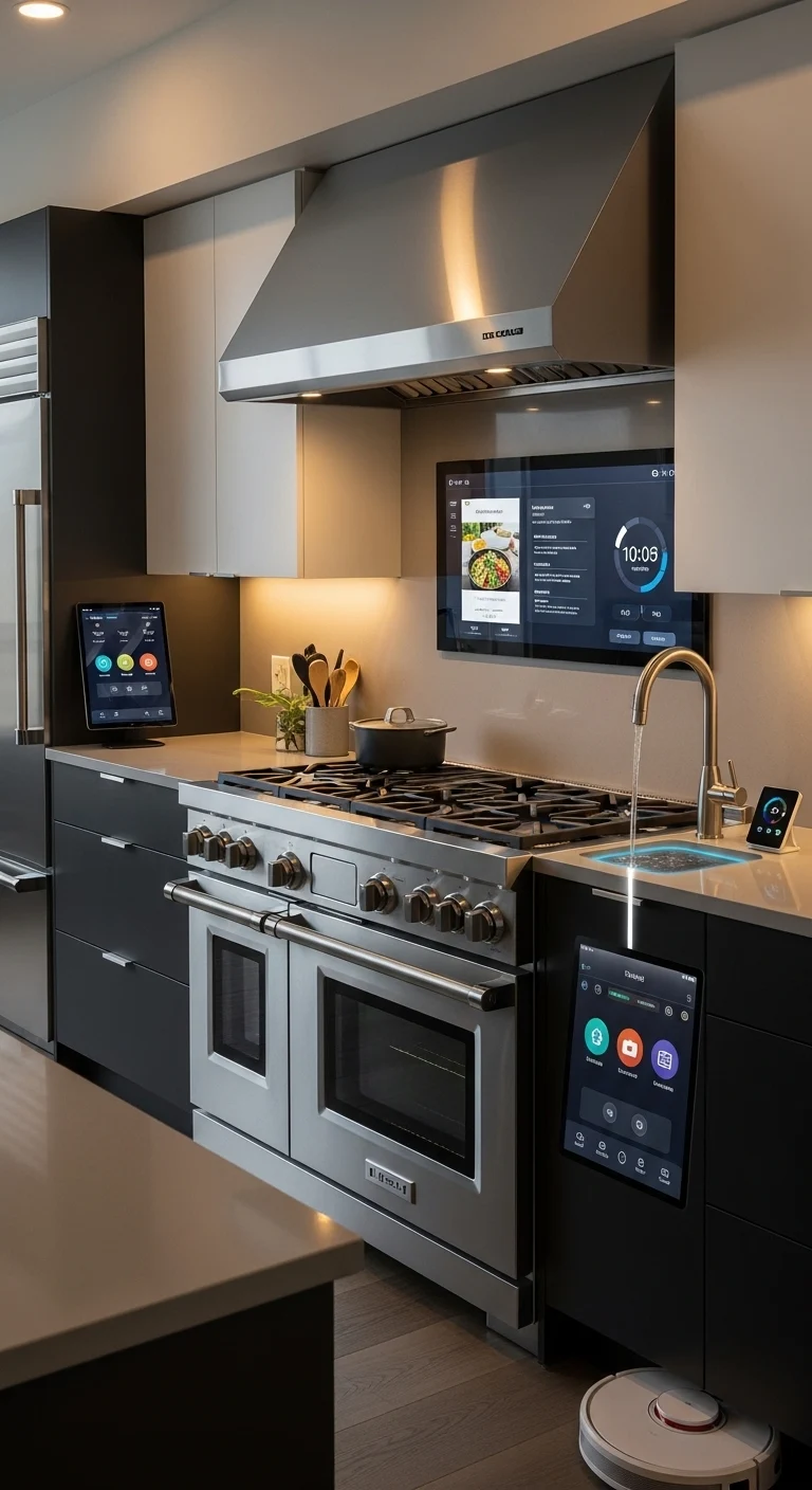 Smart Technology Integration in Modern Kitchen Remodel