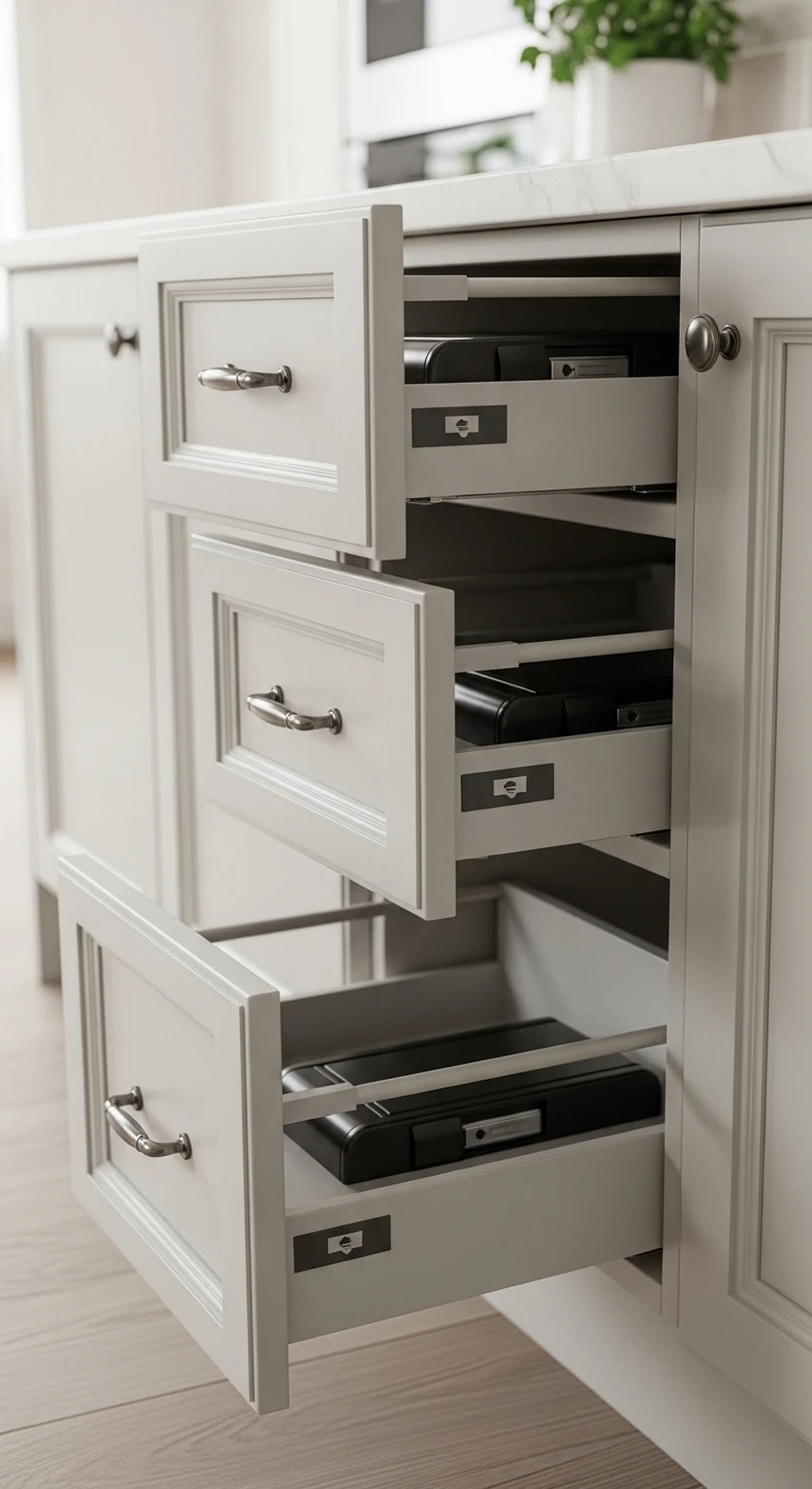 Soft Close Drawer Systems for Quiet and Durable Kitchen Functionality