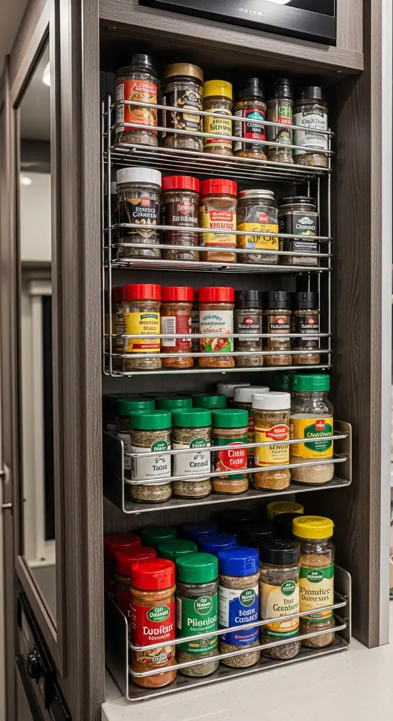 Spice Organization Systems for Kitchen Efficiency