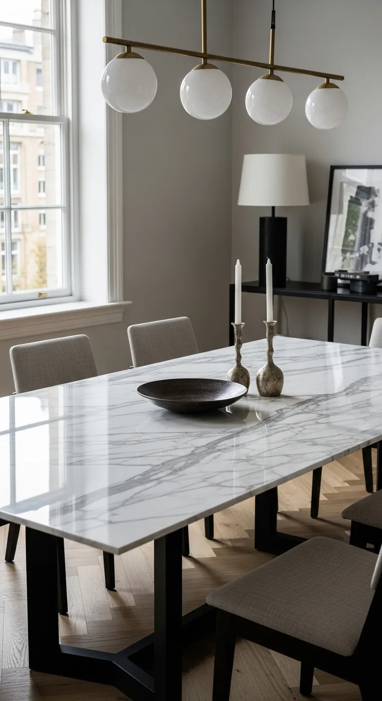 Understanding the Appeal of Calacatta Marble in Dining Spaces