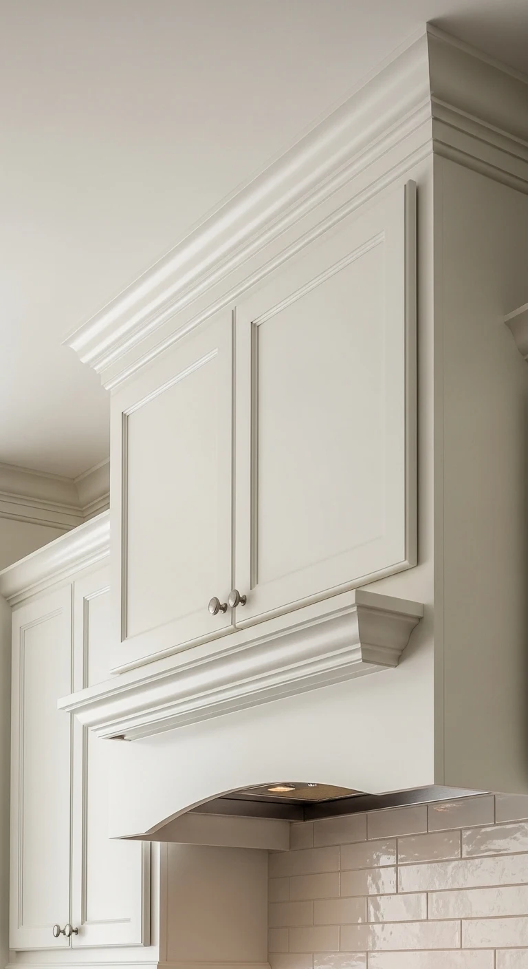 Use Crown Molding to Elevate Kitchen Cabinets Decor