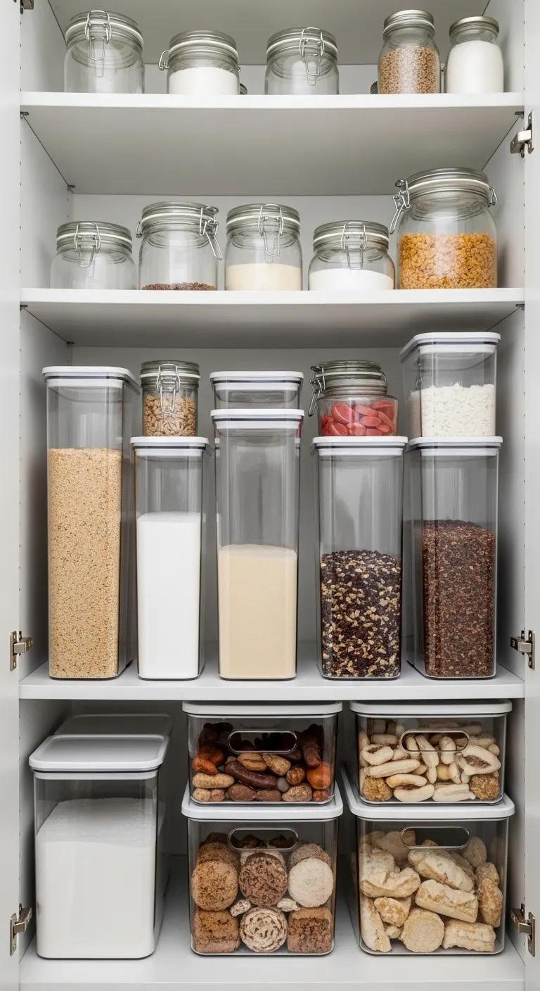 Use Transparent Containers