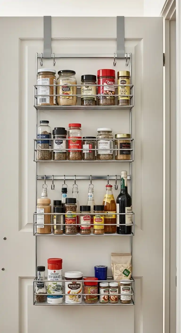 Utilize Door Space for Smart Pantry Organization