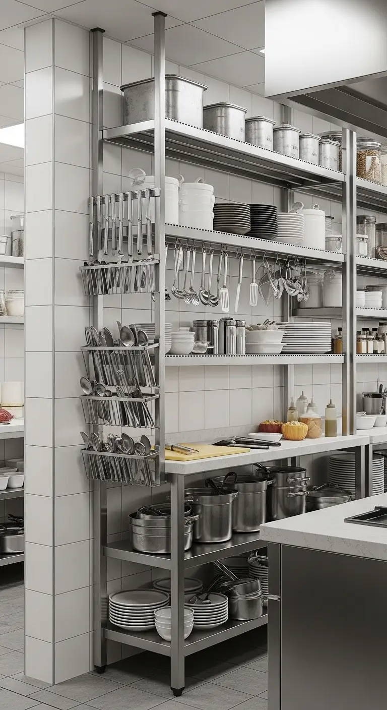 Vertical Storage Systems to Maximize Limited Kitchen Space