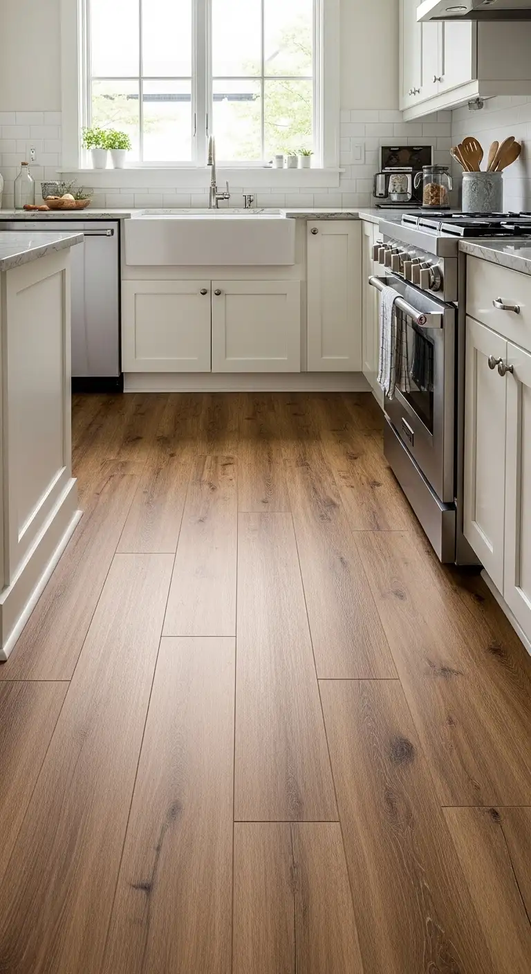 Vinyl Kitchen Flooring for Affordable Versatility