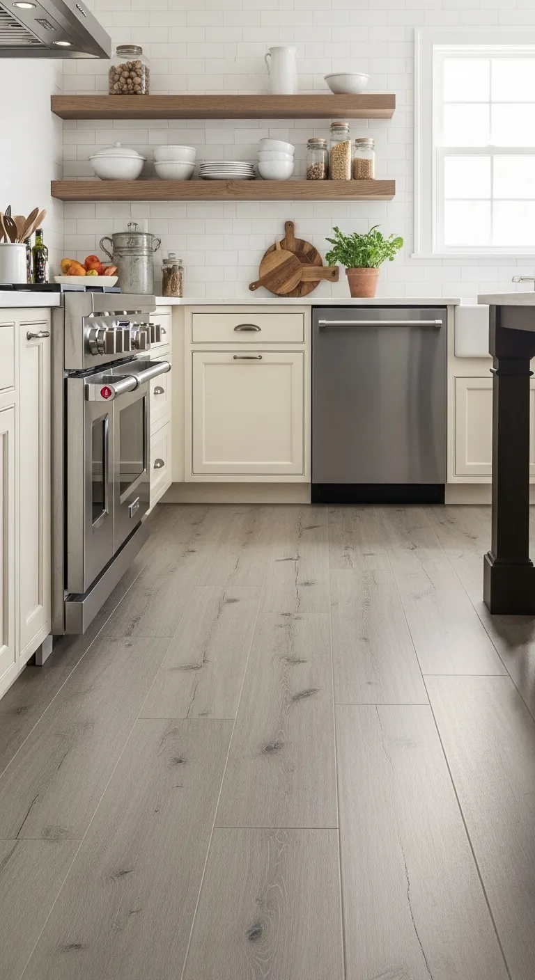Warm Greige Flooring for Softer Interiors