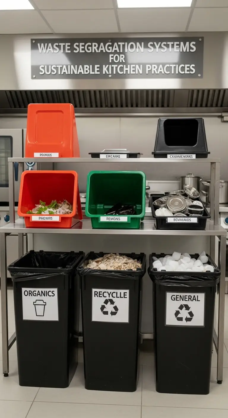Waste Segregation Systems for Sustainable Kitchen Practices