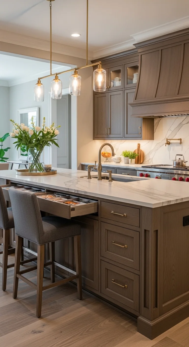 What Makes a Kitchen Island Feel Luxurious