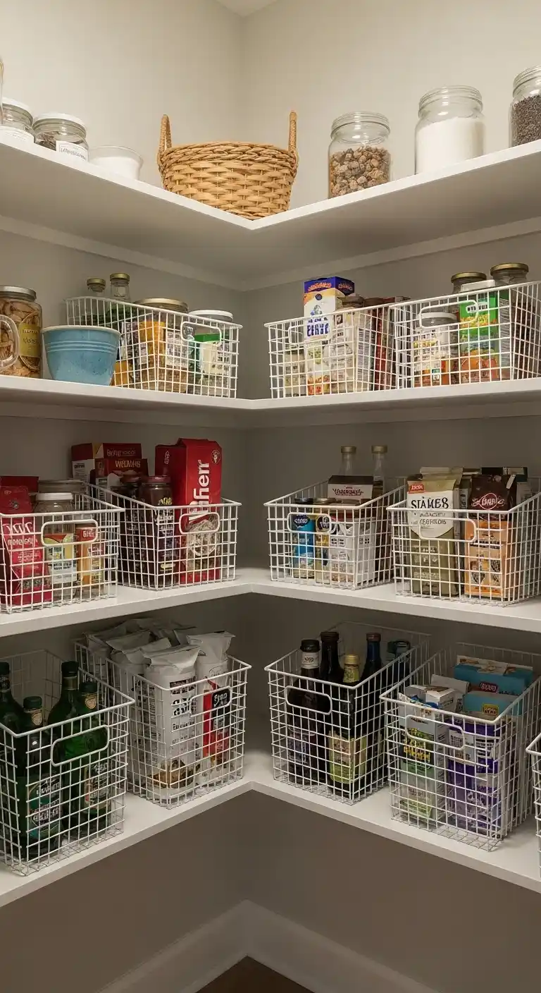 Why Pantry Baskets Organization Works Better Than Traditional Shelving