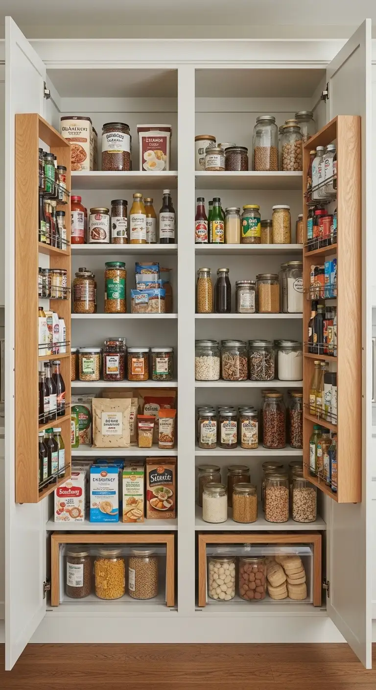 Zone-Based Layout for Smarter Pantry Cabinets Organization Structure