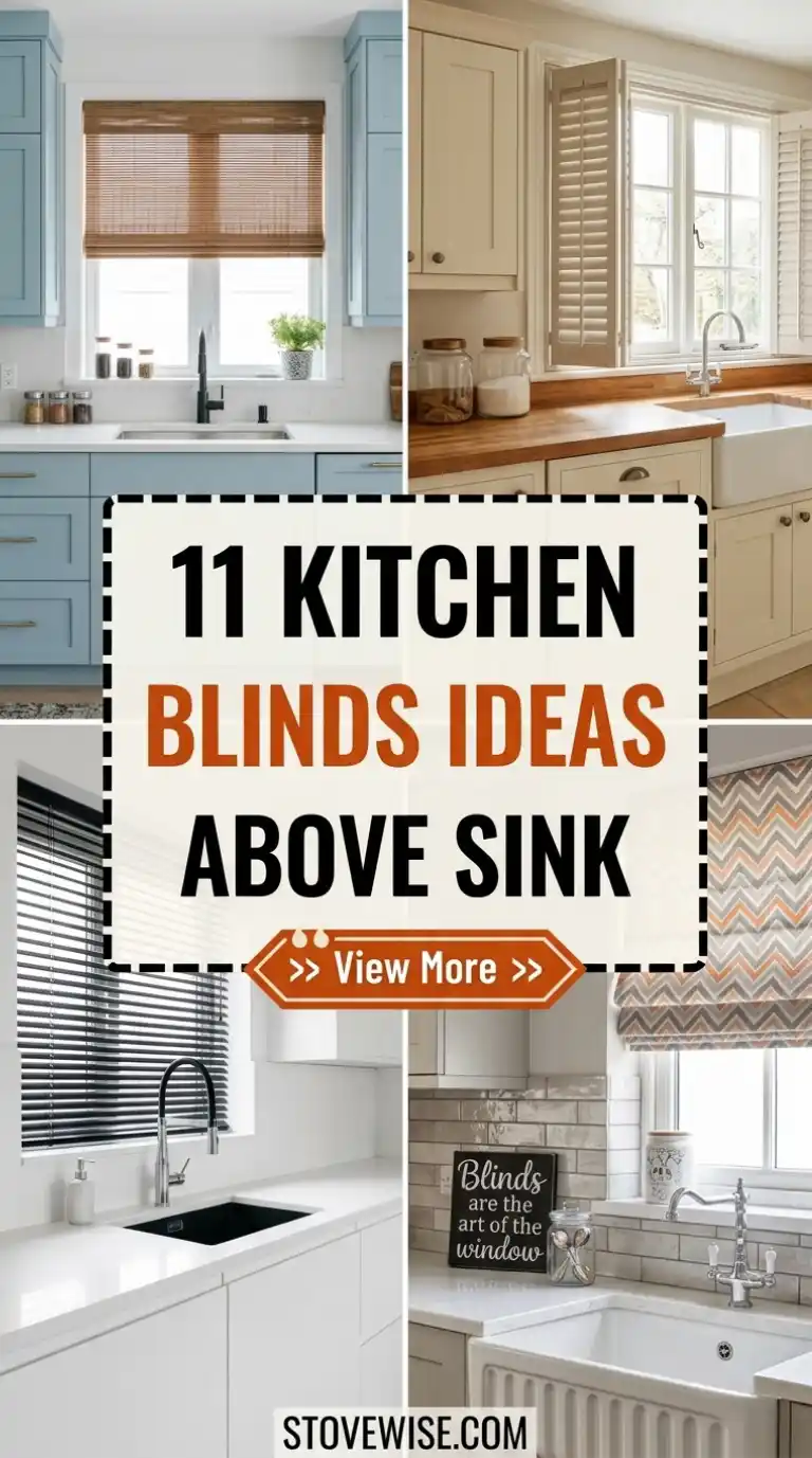 11 Kitchen Blinds Ideas Above Sink