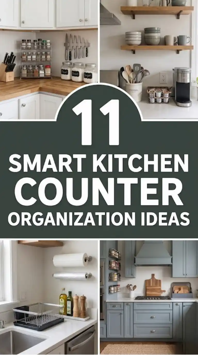 11 Smart Kitchen Counter Organization Ideas