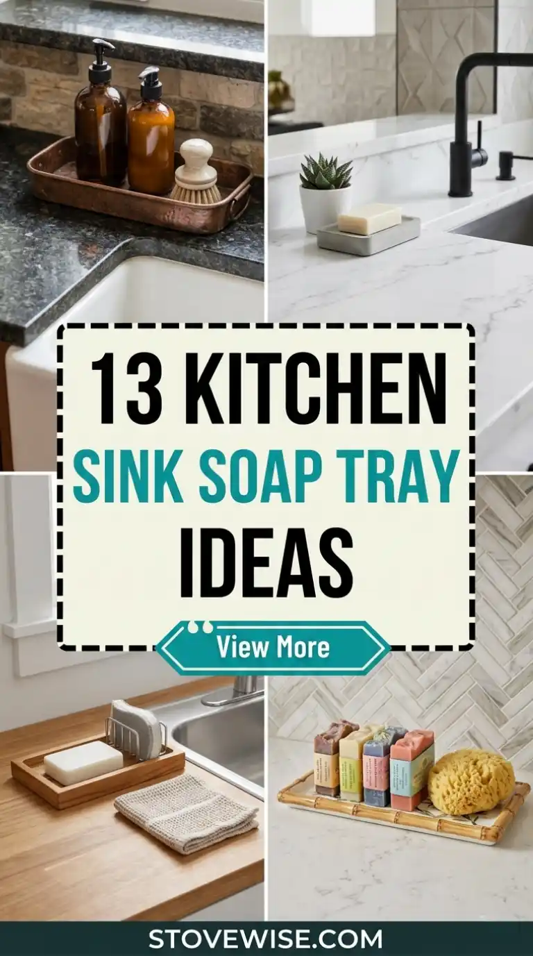 13 Kitchen Sink Soap Tray Ideas