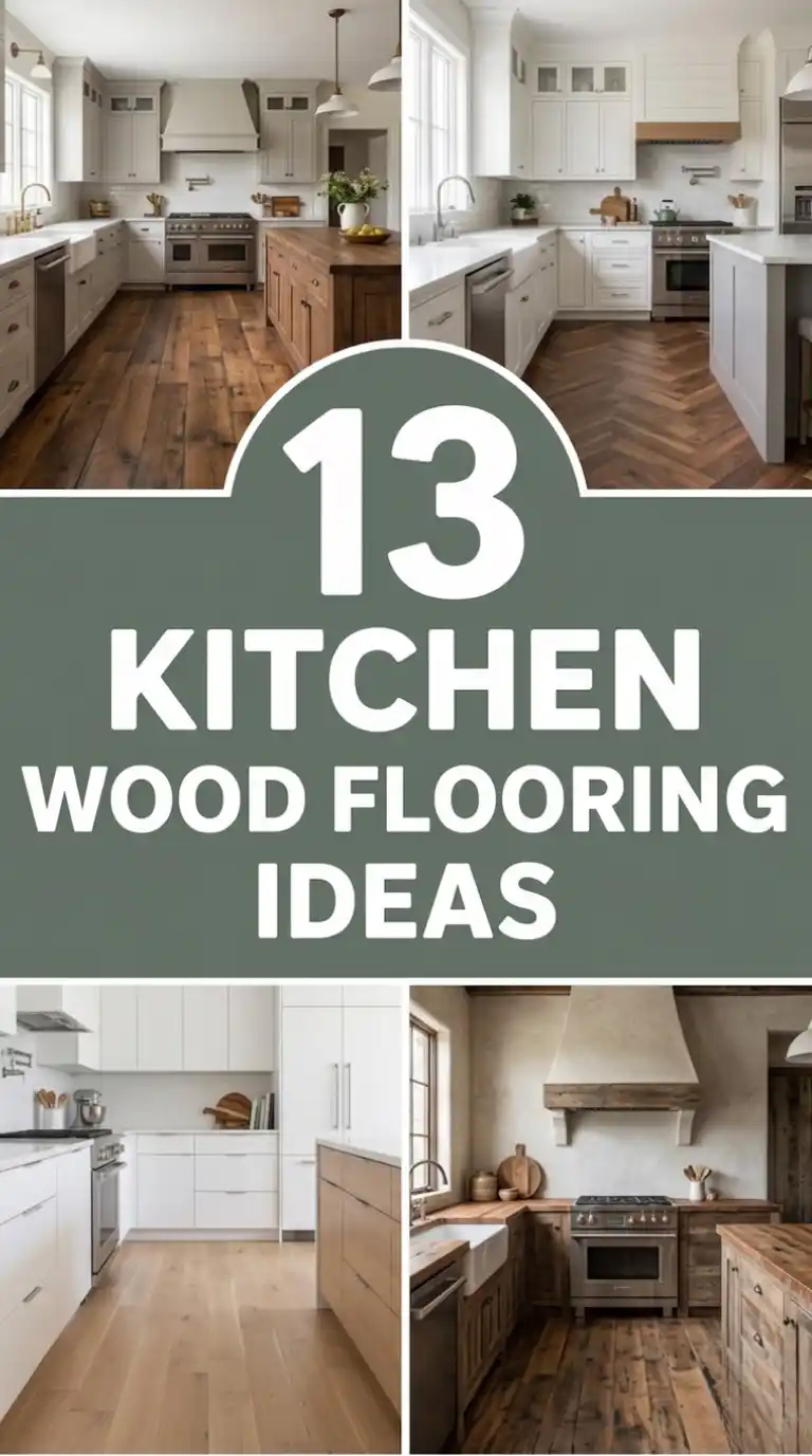 13 Kitchen Wood Flooring Ideas