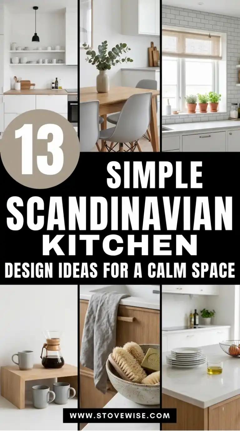 13 Simple Scandinavian Kitchen Design