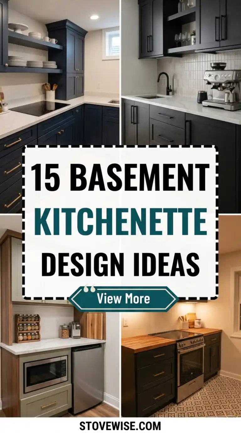15 Basement Kitchenette Design Ideas