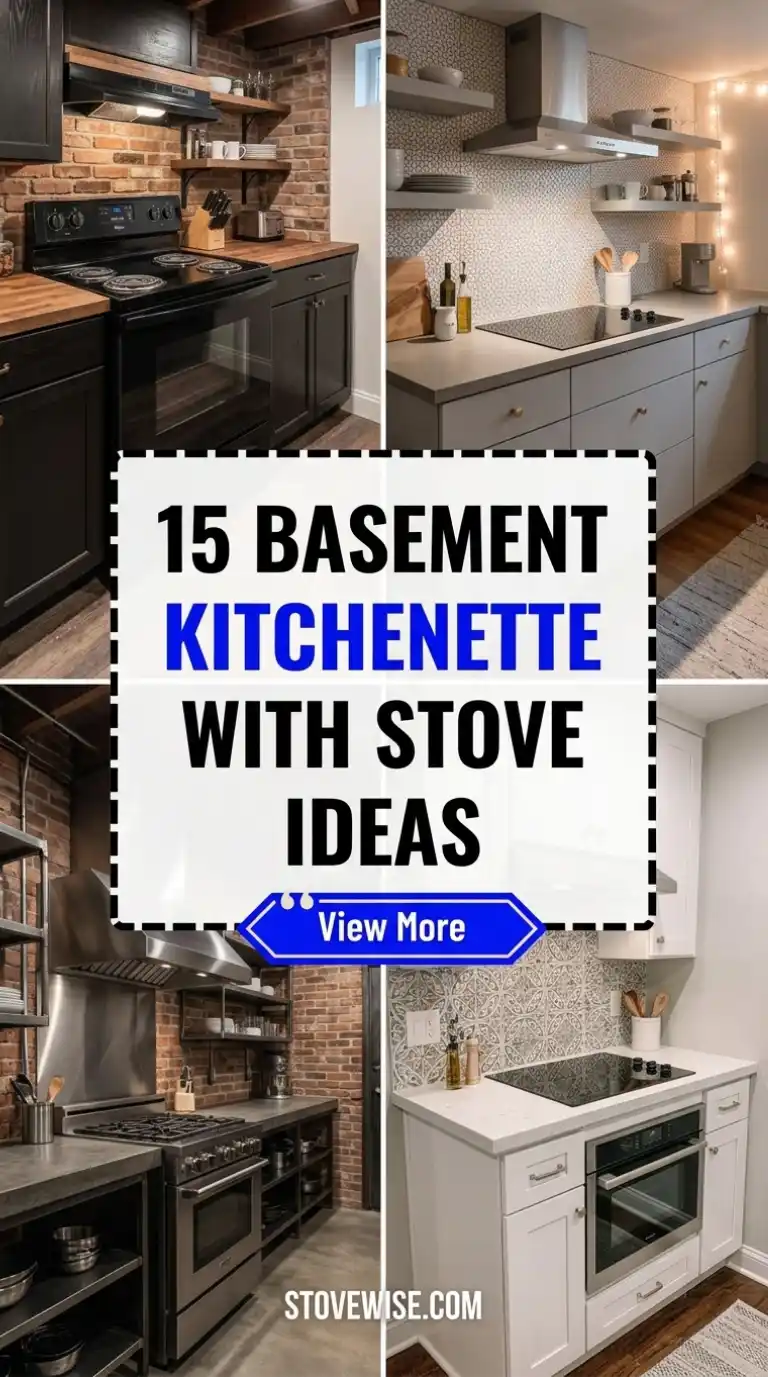 15 Basement Kitchenette with Stove Ideas