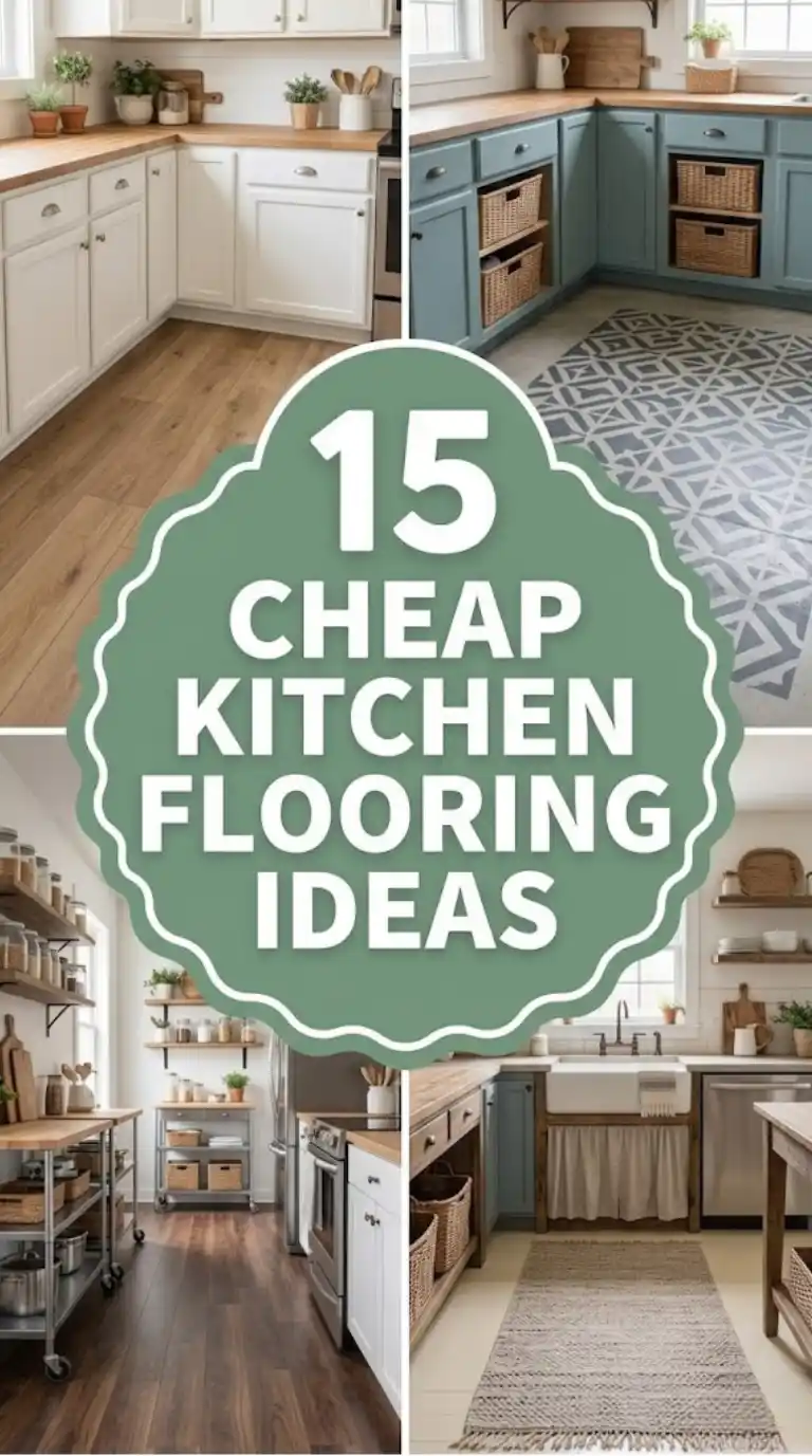15 Cheap Kitchen Flooring Ideas