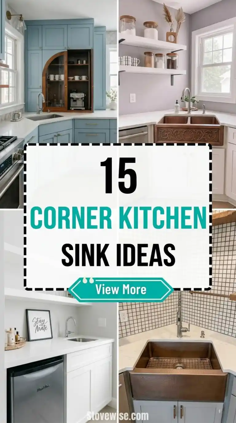 15 Corner Kitchen Sink Ideas