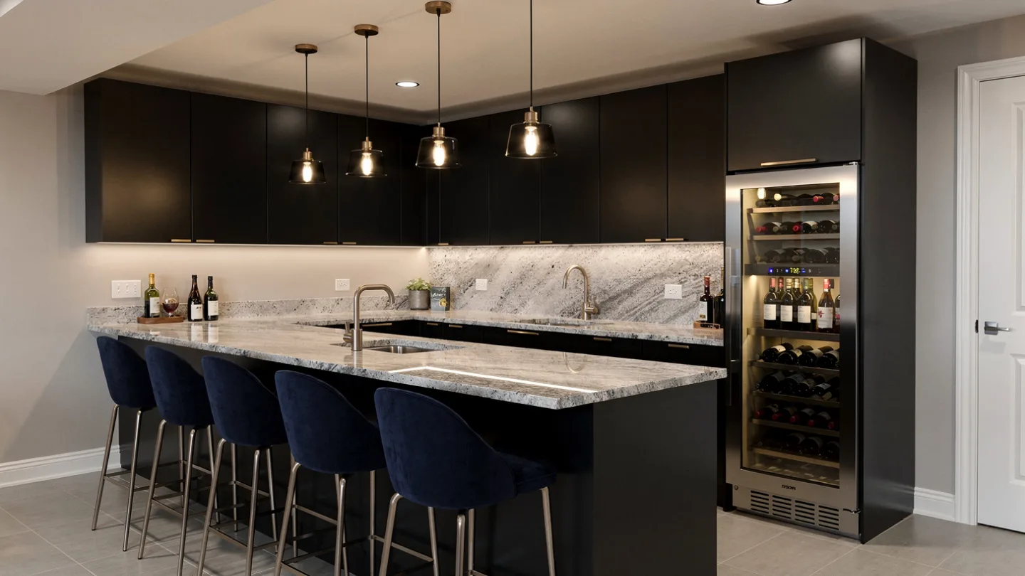 Basement Kitchenette Bar Ideas