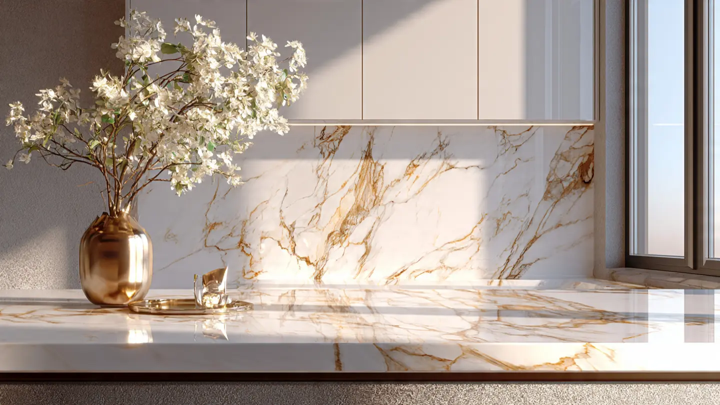 Calacatta Marble Backsplash