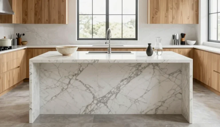 Calacatta Marble Kitchen Island Ideas