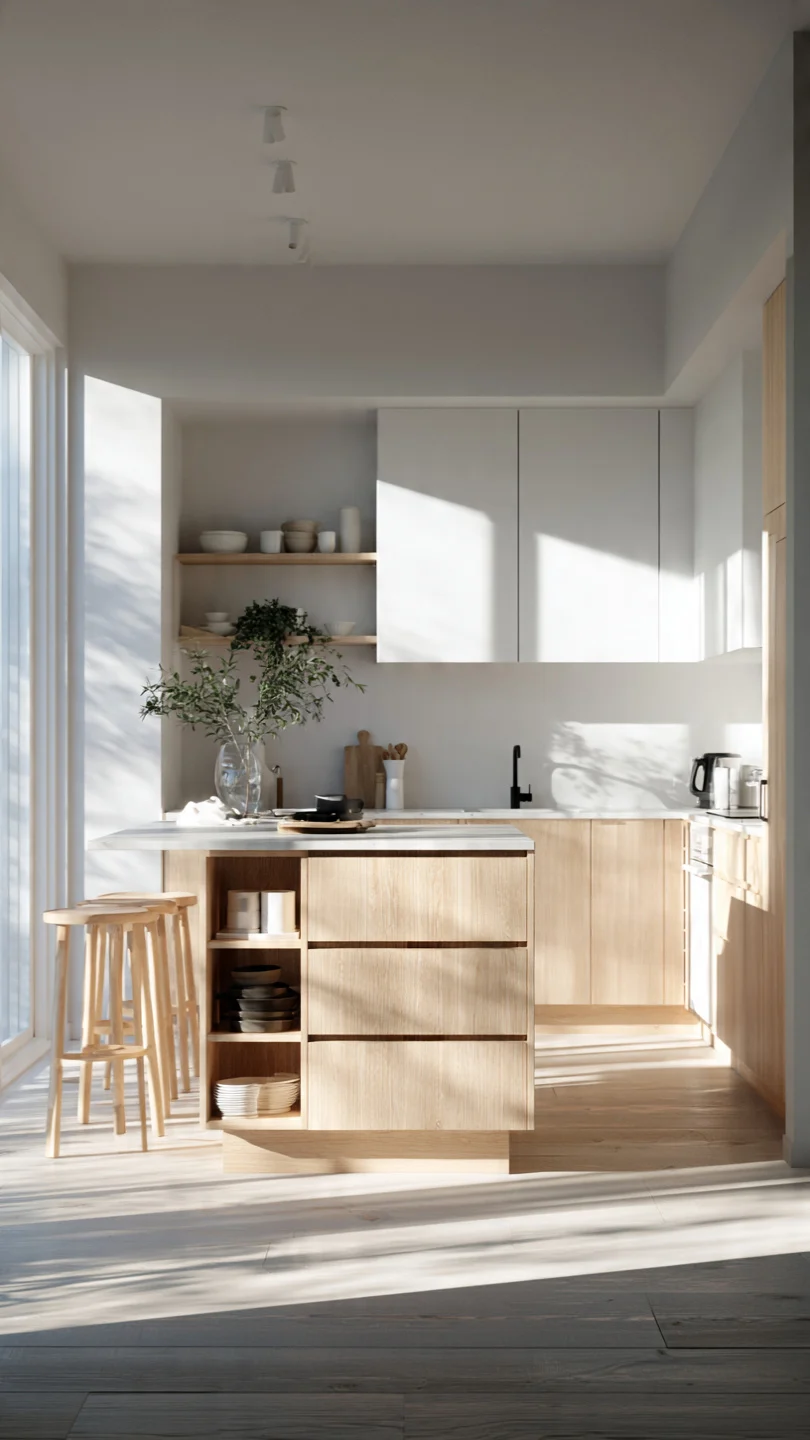 Compact Kitchen Islands with Multi-Functional Use