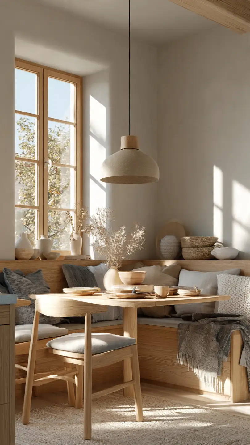 Create a Cozy Dining Corner Inside the Kitchen