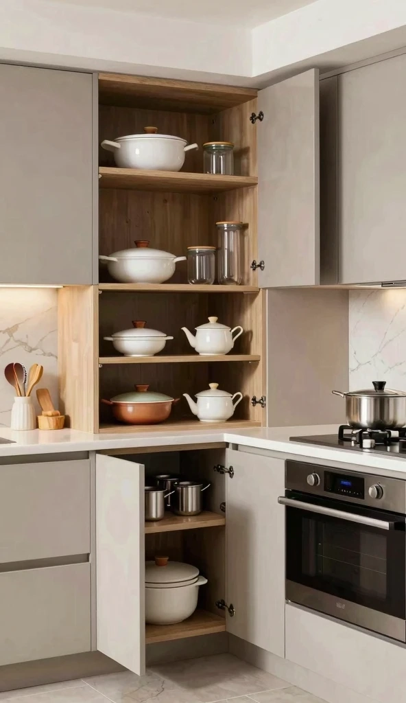 Custom Cabinets With Smart Organization Systems
