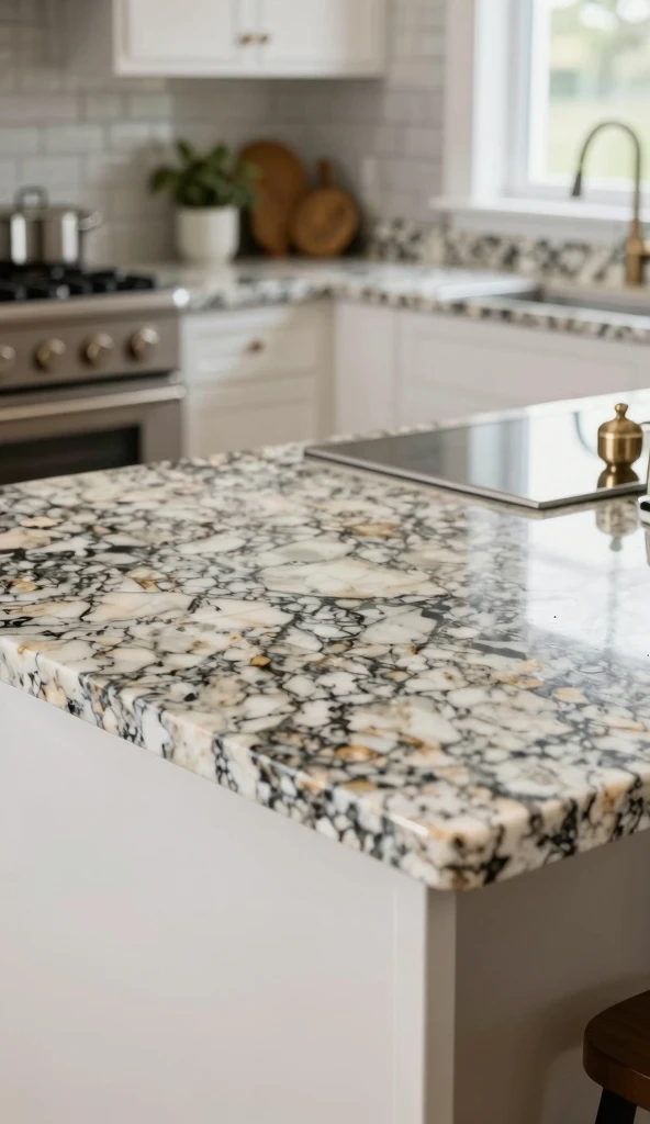 Granite Kitchen Countertops for Natural Strength and Character