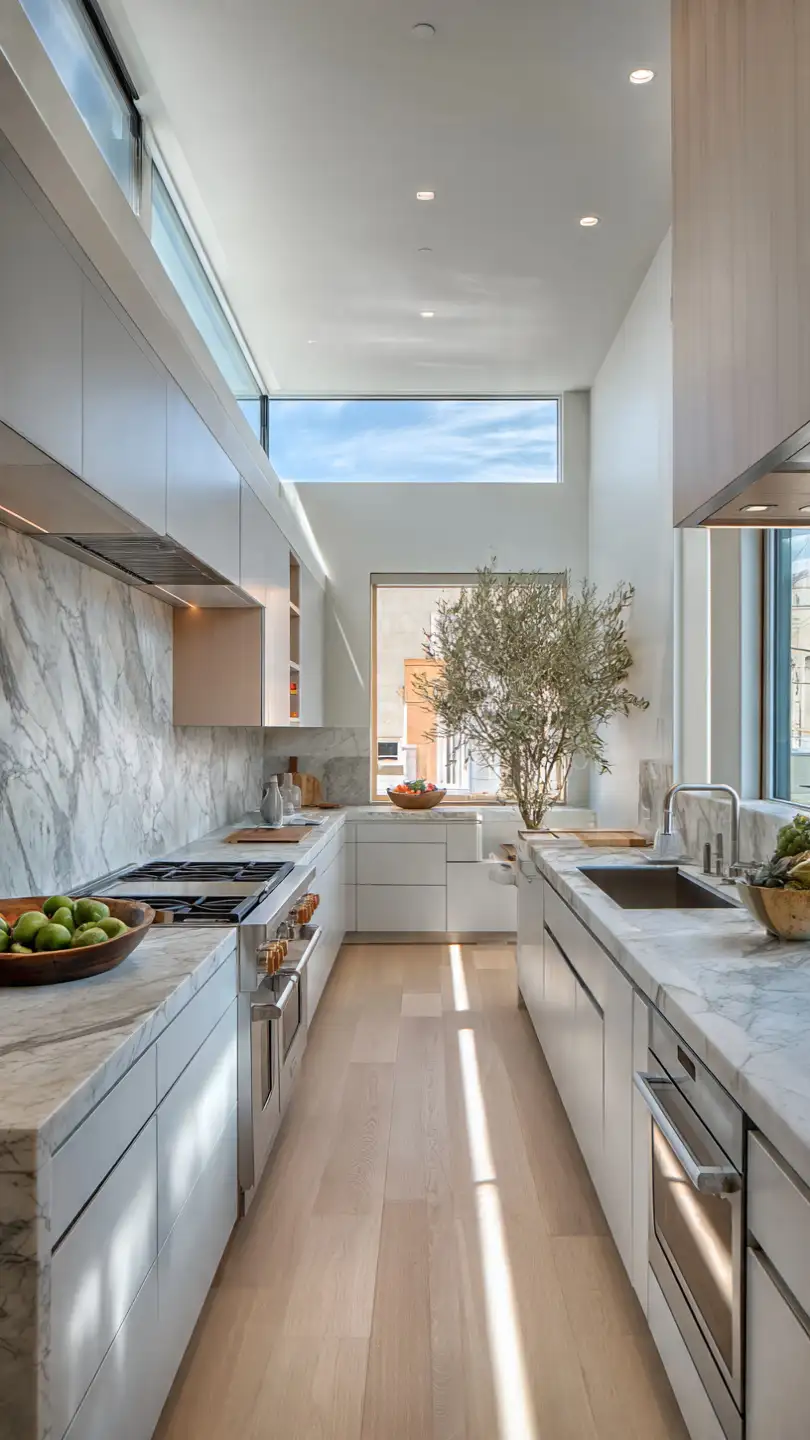 High Horizontal Window for Privacy and Light Balance