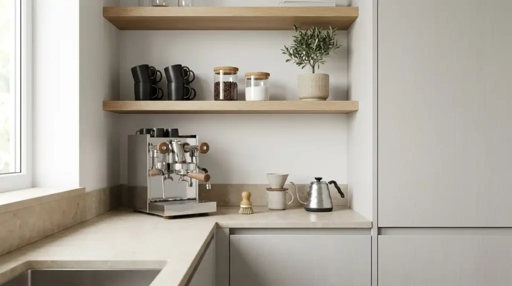 How to Decorate Kitchen Counter Corner 2