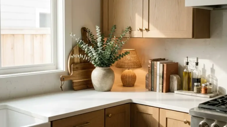 How to Decorate Kitchen Counter Corner