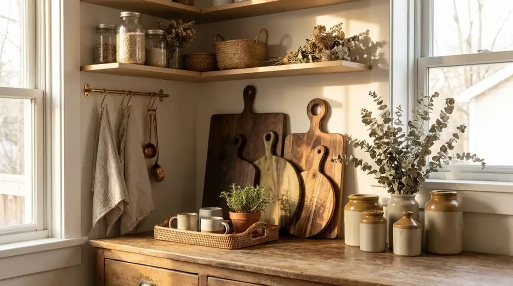 How to Display Cutting Boards on Kitchen Counter 1