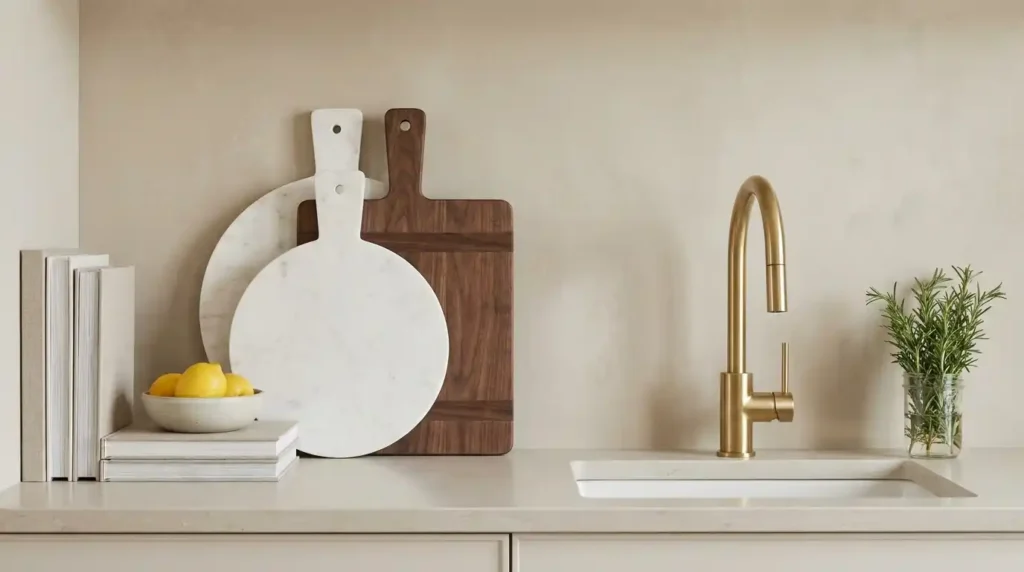 How to Display Cutting Boards on Kitchen Counter 2